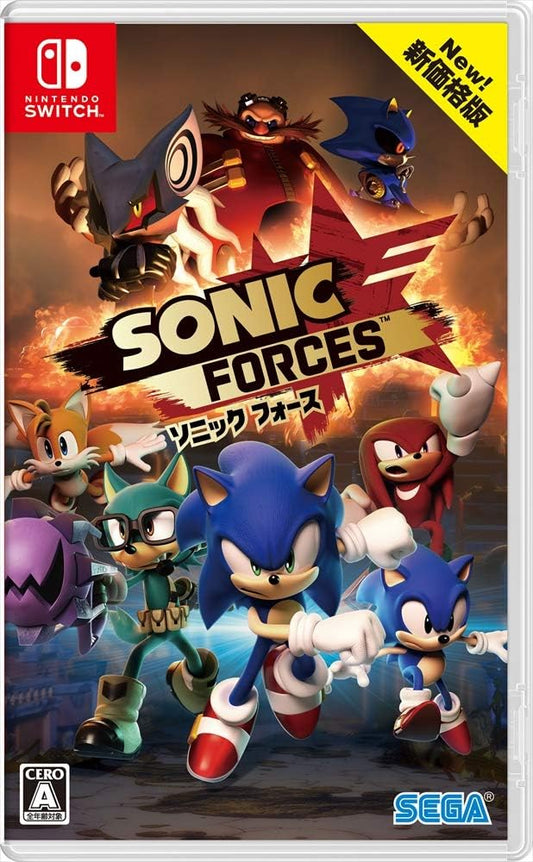 Nintendo Switch Sonic Forces New Price Edition - official Japanese front cover