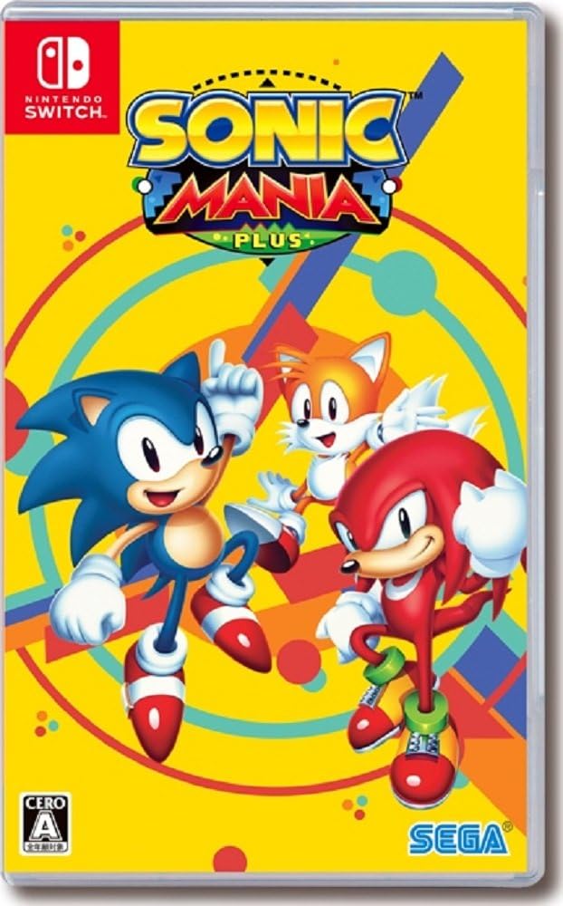 Nintendo Switch Sonic Mania Plus Deluxe Package - official Japanese front cover