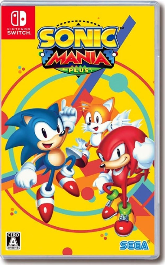 Nintendo Switch Sonic Mania Plus Deluxe Package - official Japanese front cover
