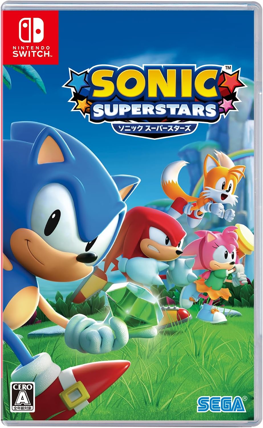Nintendo Switch Sonic Superstars - official Japanese front cover