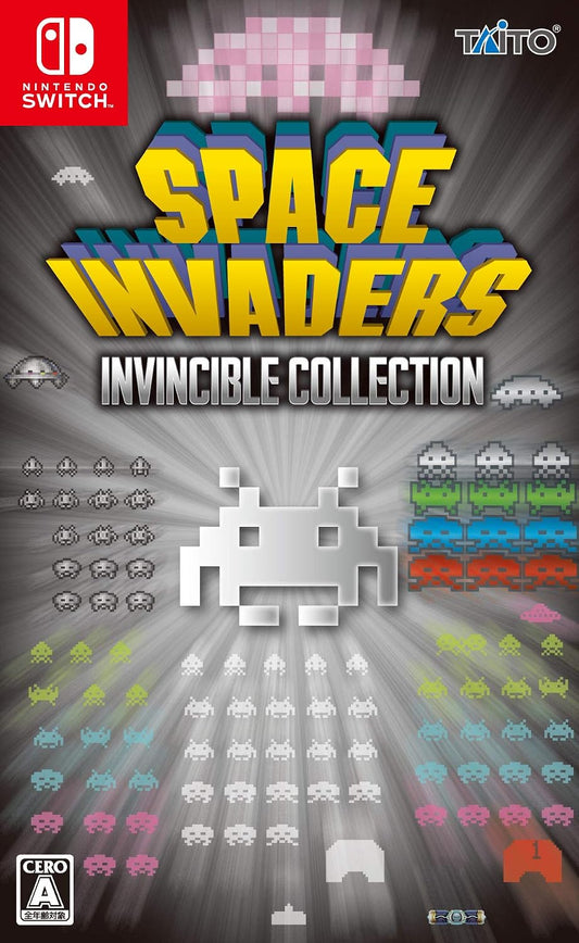 Nintendo Switch Space Invaders Invincible Collection - official Japanese front cover