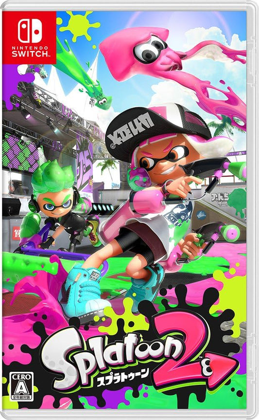 Nintendo Switch Splatoon 2 - official Japanese front cover