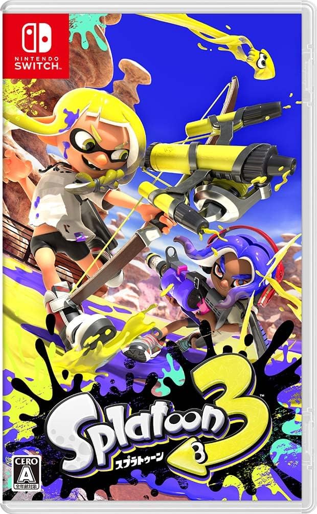 Nintendo Switch Splatoon 3 - official Japanese front cover