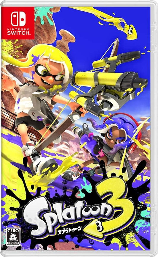Nintendo Switch Splatoon 3 - official Japanese front cover