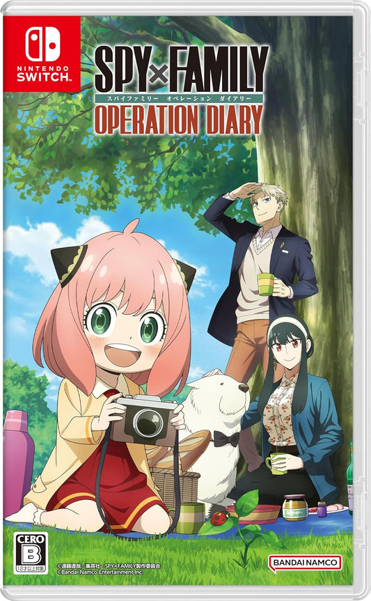 Nintendo Switch SPY x FAMILY Operation Diary - official Japanese front cover