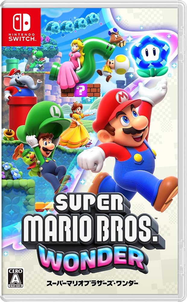 Nintendo Switch Super Mario Bros. Wonder - official Japanese front cover