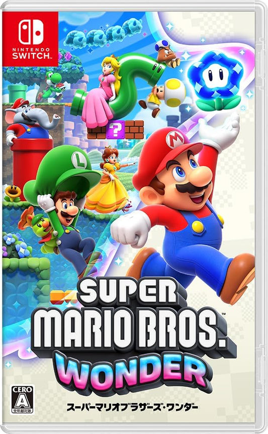 Nintendo Switch Super Mario Bros. Wonder - official Japanese front cover
