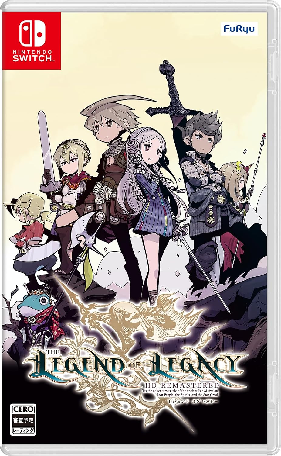 Nintendo Switch The Legend of Legacy HD Remastered - official Japanese front cover