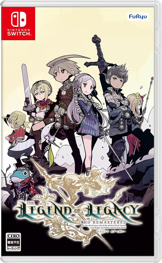 Nintendo Switch The Legend of Legacy HD Remastered - official Japanese front cover