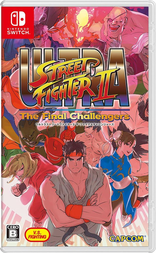 Nintendo Switch Ultra Street Fighter II: The Final Challengers - official Japanese front cover