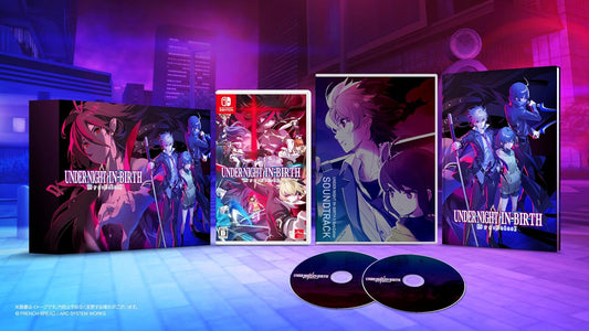UNDER NIGHT IN BIRTH II Sys Celes Limited Box - official Nintendo Switch physical collector box, game, artbook, soundtrack and animation Blu-ray