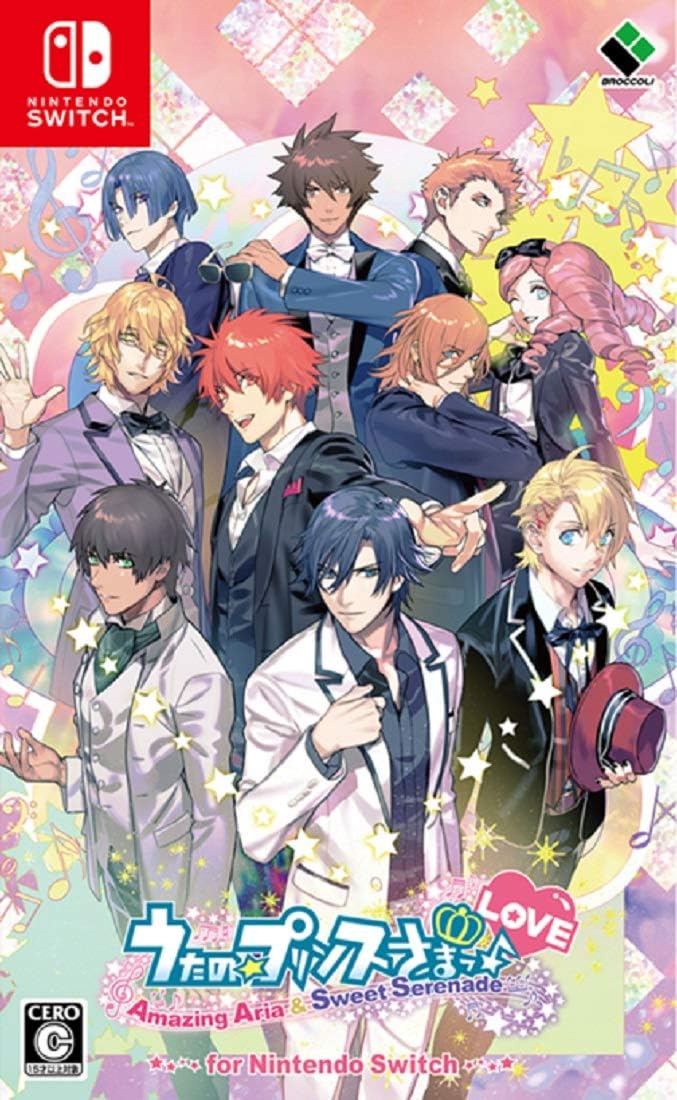 Nintendo Switch Uta no Prince-sama Amazing Aria & Sweet Serenade LOVE - official Japanese front cover