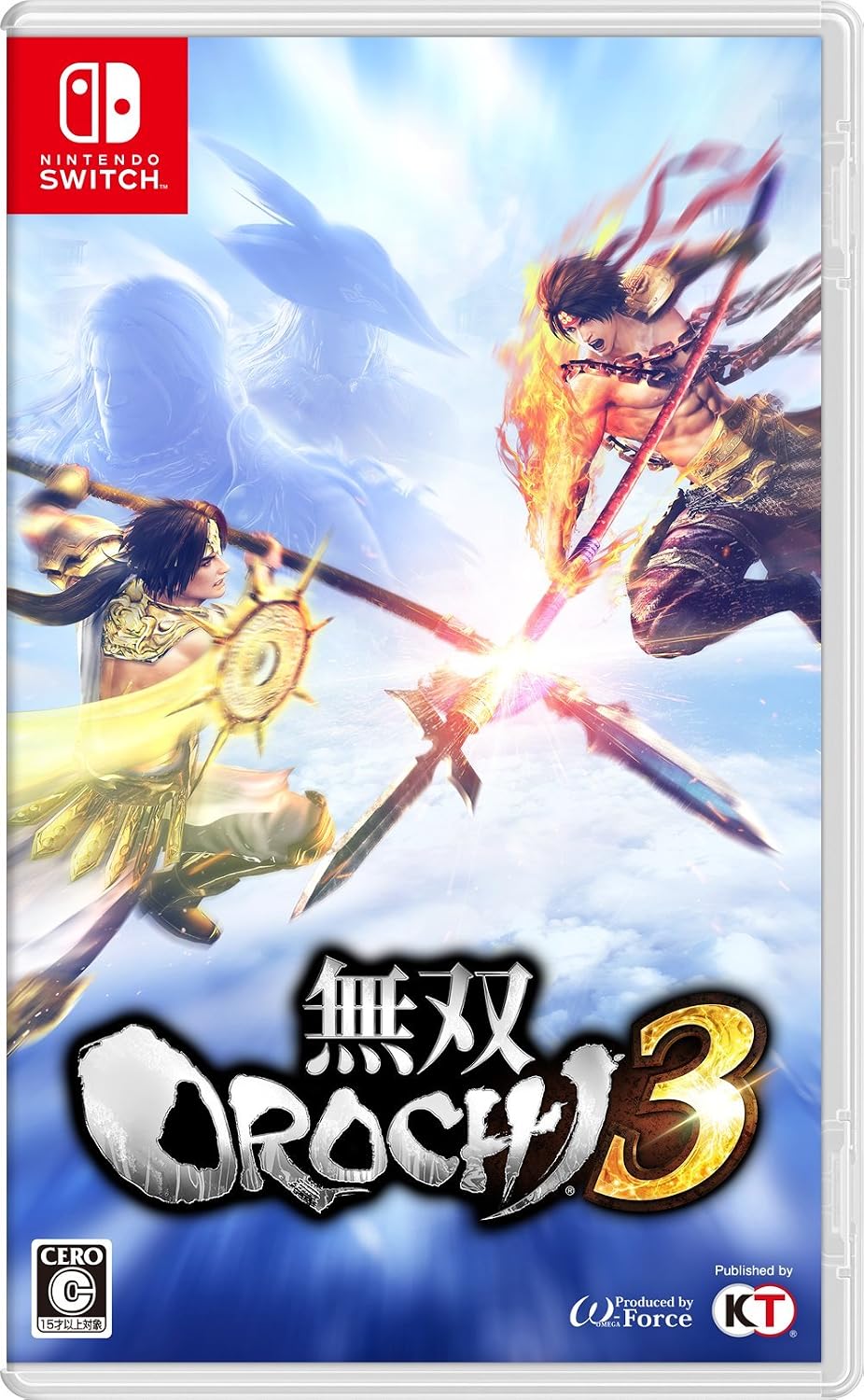 Nintendo Switch Warriors Orochi 4 - official Japanese front cover