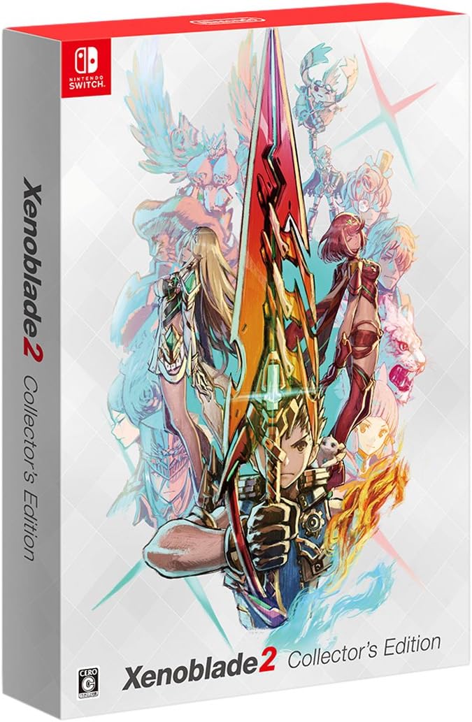 Xenoblade2 Collector’s Edition - official Japanese Nintendo Switch three-dimensional white collector box, exact HAC R ADENA edition