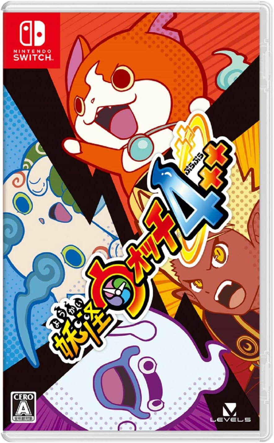 Nintendo Switch Yo-kai Watch 4++ - official Japanese front cover
