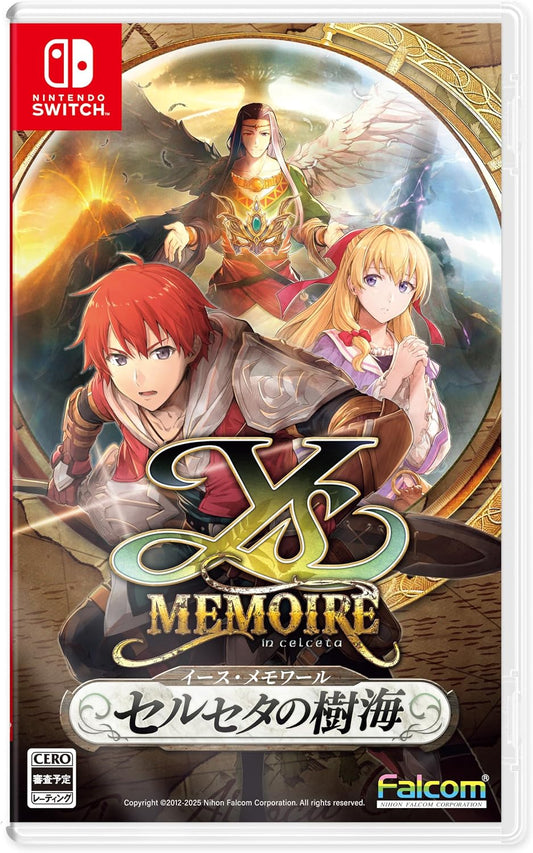 Nintendo Switch Ys Memoire: In Celceta - official Japanese front cover