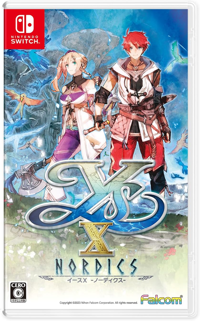 Nintendo Switch Ys X: Nordics - official Japanese front cover