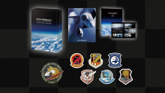 PlayStation 4 Ace Combat 7 Skies Unknown Collector’s Edition - original box, Steelbook, booklet, emblem stickers and Trigger patch