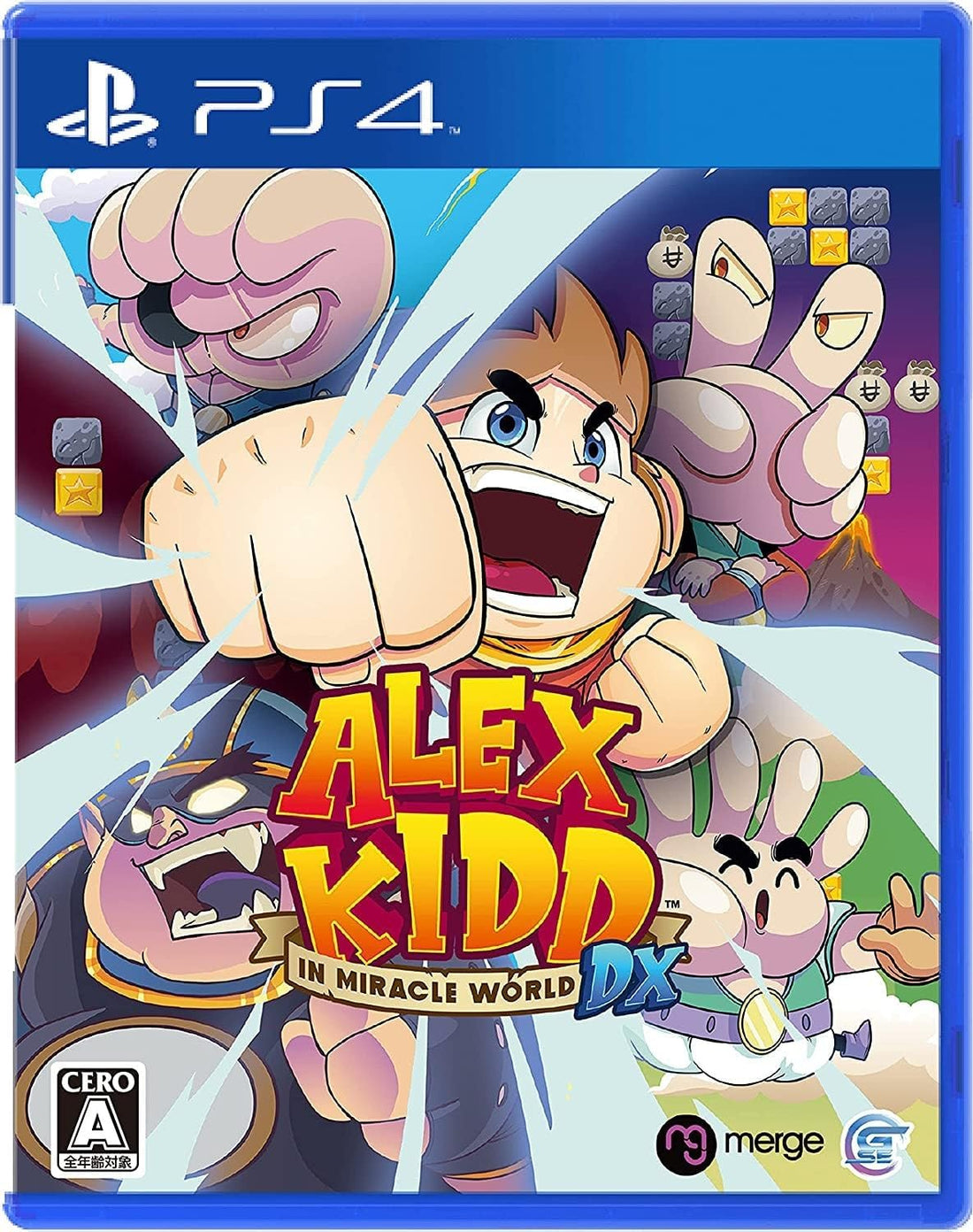 PlayStation 4 Alex Kidd in Miracle World DX - Japanese front cover