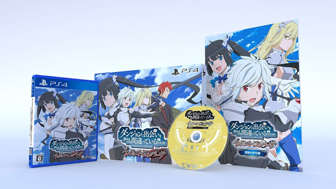 PlayStation 4 Is It Wrong to Try to Pick Up Girls in a Dungeon? Infinite Combate Limited Edition - original edition physical contents