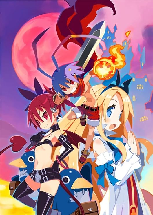 PlayStation 4 Disgaea Refine First Press Limited Edition - Japanese front cover illustration