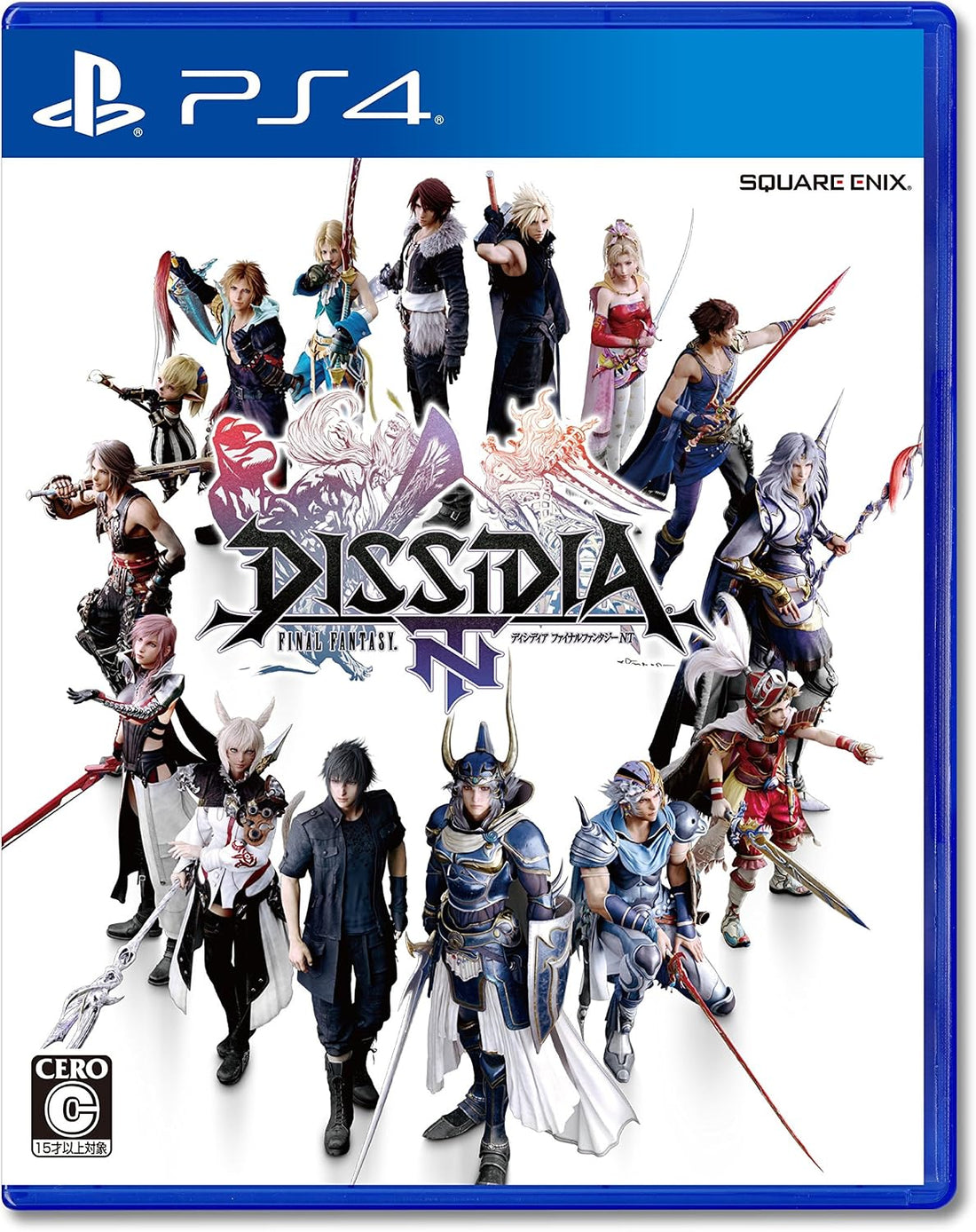 PlayStation 4 Dissidia Final Fantasy NT - Japanese front cover