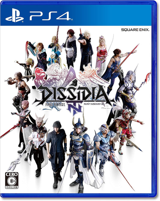 PlayStation 4 Dissidia Final Fantasy NT - Japanese front cover