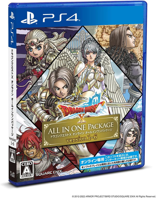 PlayStation 4 Dragon Quest X Online – All-in-One Package Versions 1–6 - Japanese front cover