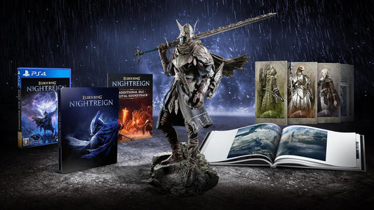 PlayStation 4 ELDEN RING NIGHTREIGN – Collector's Edition - Japanese box and contents