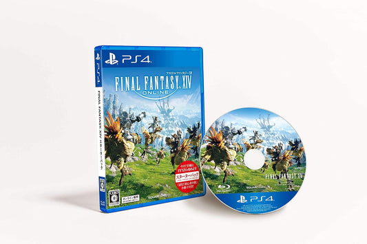 PlayStation 4 Final Fantasy XIV Starter Pack - Remaster Ver. - Japanese edition front case and game disc