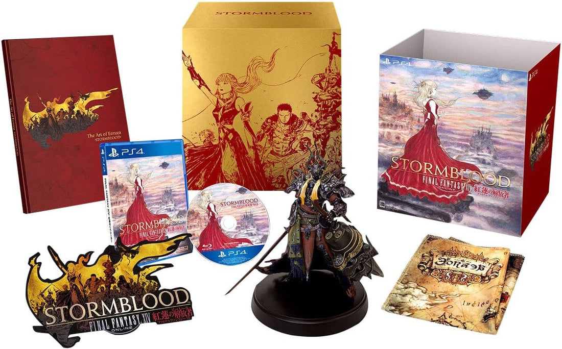 PlayStation 4 Final Fantasy XIV: Stormblood - Collector's Edition - original Amazon collector box and contents