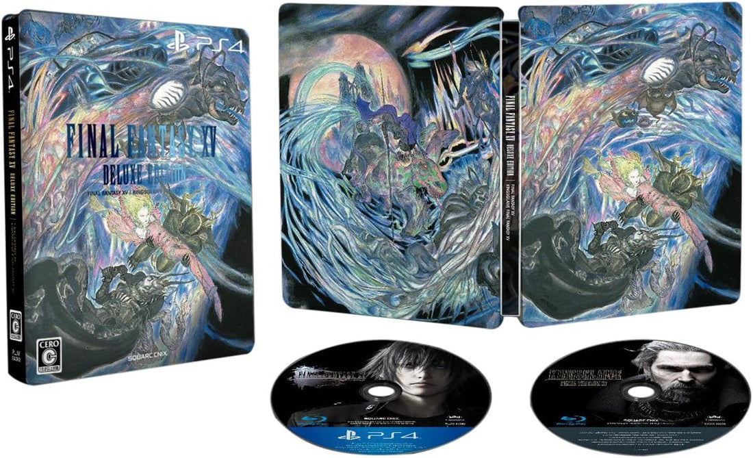 PlayStation 4 Final Fantasy XV - Deluxe Edition - Japanese front cover