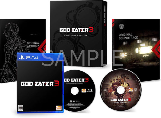 PlayStation 4 God Eater 3 First Press Limited Production Edition - original game, slipcase, artbook and digipack soundtrack