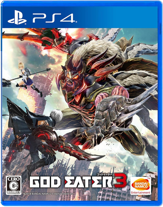 PlayStation 4 God Eater 3 - Japanese front cover