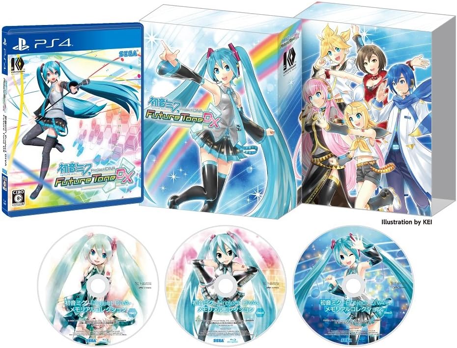 PlayStation 4 Hatsune Miku Future Tone DX Memorial Pack - original box and physical contents
