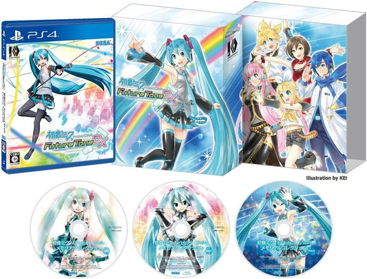 PlayStation 4 Hatsune Miku Future Tone DX Memorial Pack - original box and physical contents