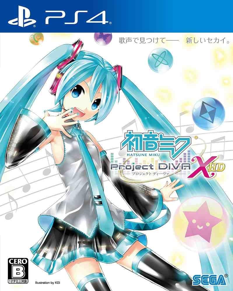PlayStation 4 Hatsune Miku: Project DIVA X HD - Japanese front cover