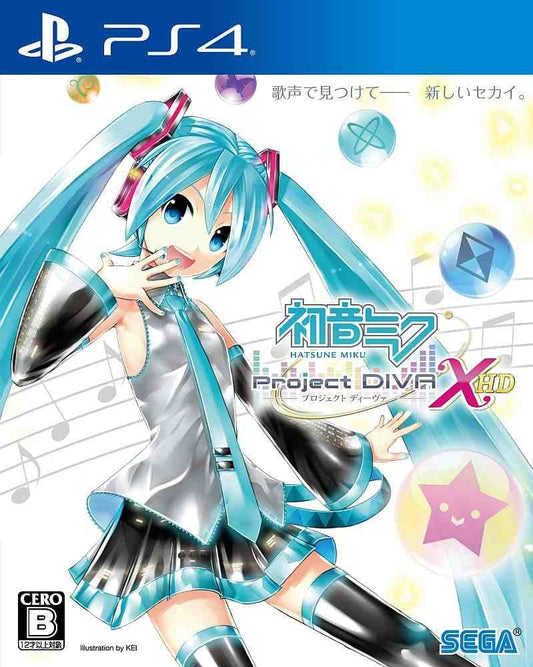 PlayStation 4 Hatsune Miku: Project DIVA X HD - Japanese front cover