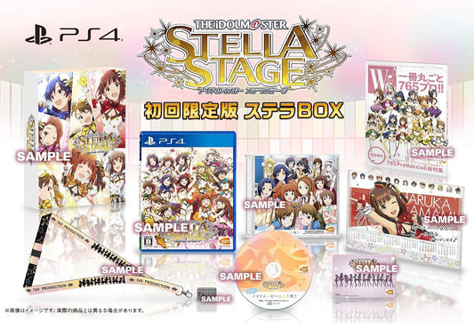 PlayStation 4 The Idolmaster Stella Stage Stella BOX - original game and physical collector contents