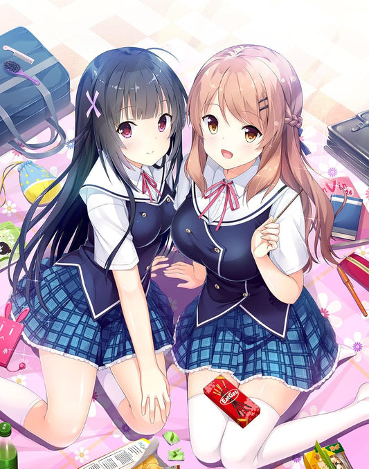 PlayStation 4 Kimi no Hitomi ni Hit Me - Japanese front cover illustration