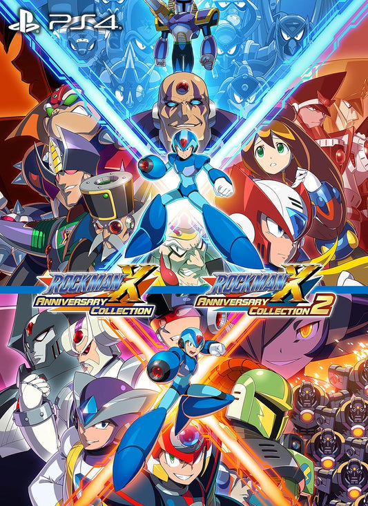 PlayStation 4 Mega Man X Legacy Collection 1+2 - Japanese front cover