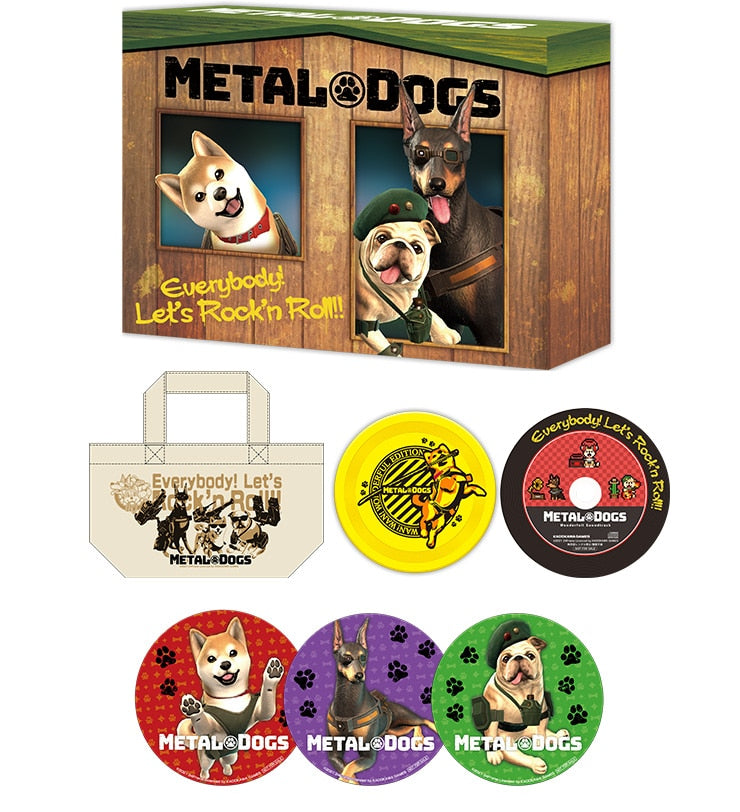 PlayStation 4 Metal Dogs - Wan Wan Wonderful Edition - Japanese PS4 official Wanwan Wonderful Edition special box and original contents