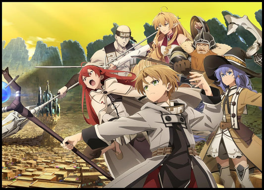PlayStation 4 Mushoku Tensei Quest of Memories - Japanese front cover illustration