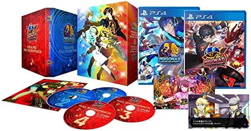 PlayStation 4 Persona Dancing All-Star Triple Pack - original P3D and P5D games, illustrated box and four soundtrack CDs