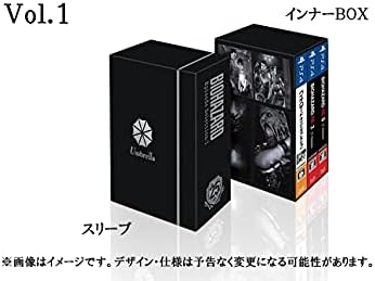 PlayStation 4 Resident Evil 25th Episode Selection Volume 1 - original manufacturer diagram showing its sleeve and inner game box