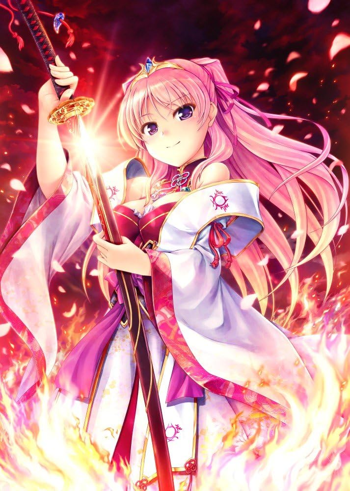 PlayStation 4 Sen no Hatou Tsukisome no Kouki First Press Limited Edition - Japanese front cover illustration