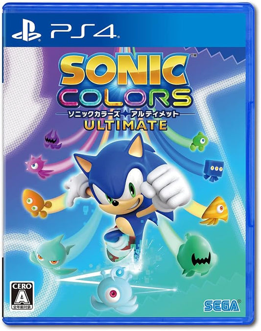 PlayStation 4 Sonic Colours: Ultimate - Japanese front cover
