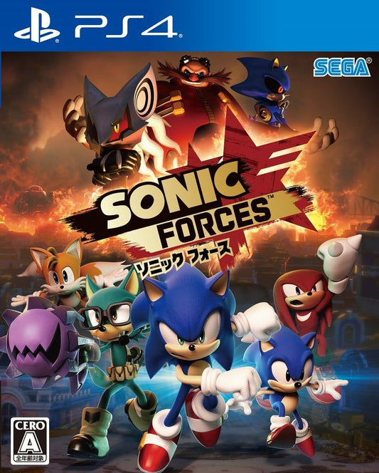PlayStation 4 Sonic Forces - Japanese front cover
