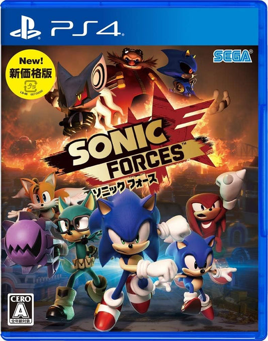 PlayStation 4 Sonic Forces New Price Edition - Japanese front cover