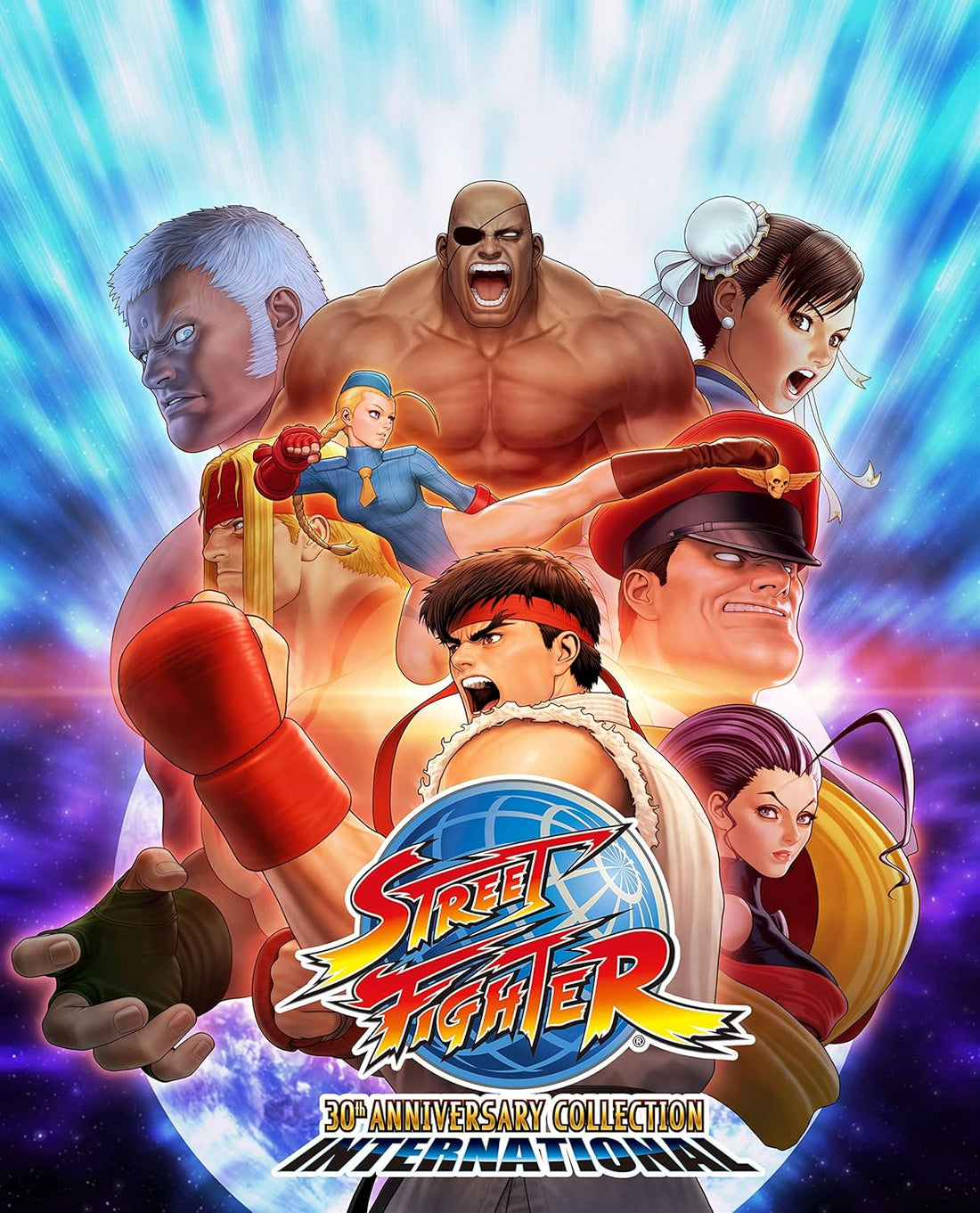 PlayStation 4 Street Fighter 30th Anniversary Collection International - Japanese front cover